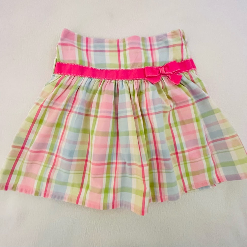 Gymboree Fairy Garden Plaid Skirt